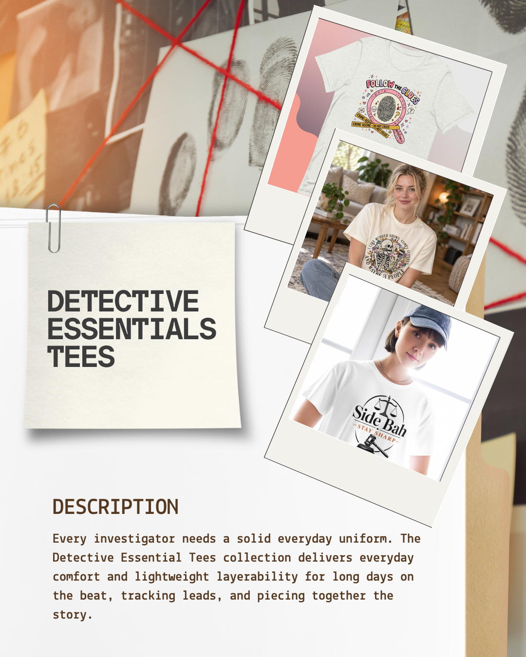 Detective Essential Tees