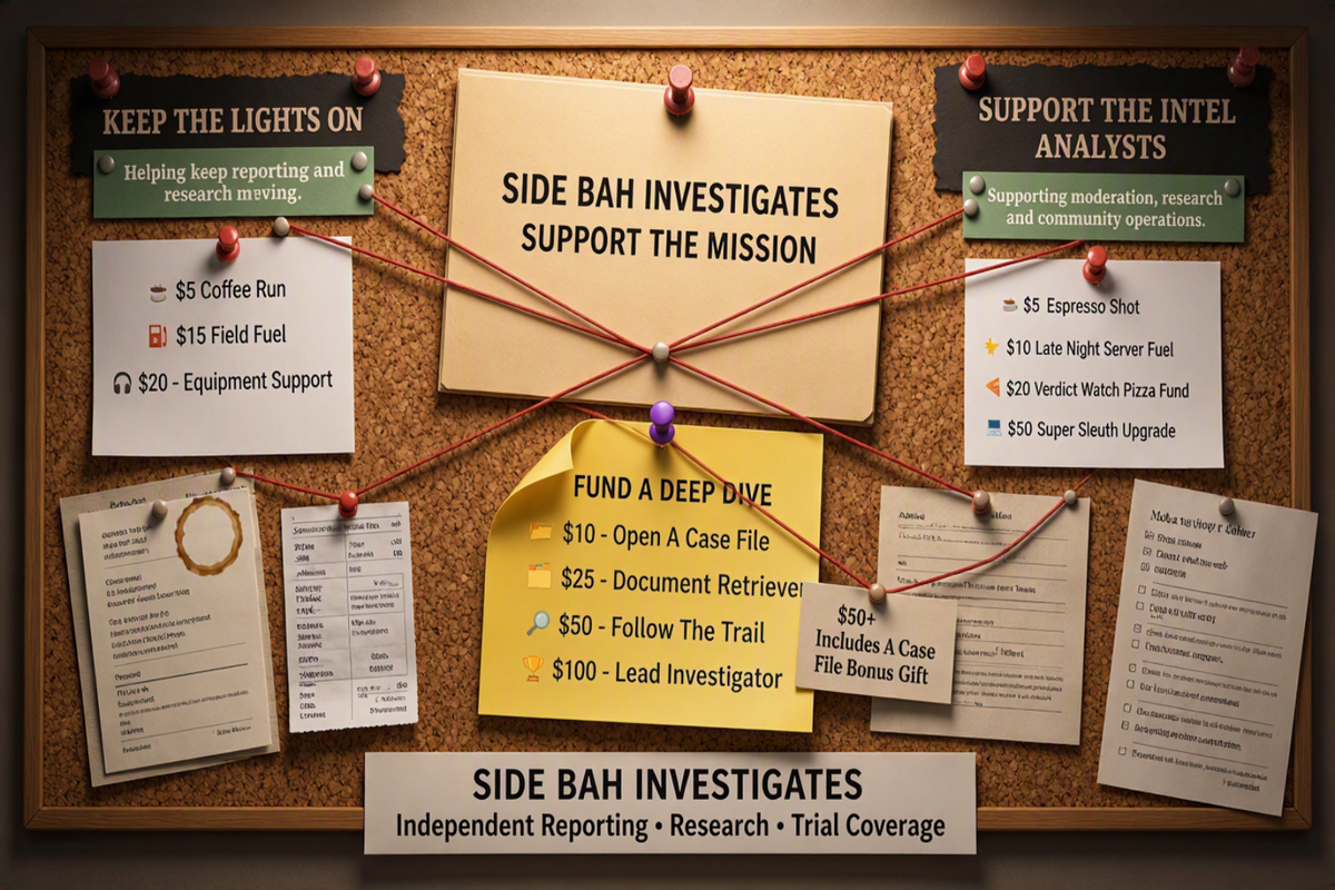 🔎 Support the Investigation